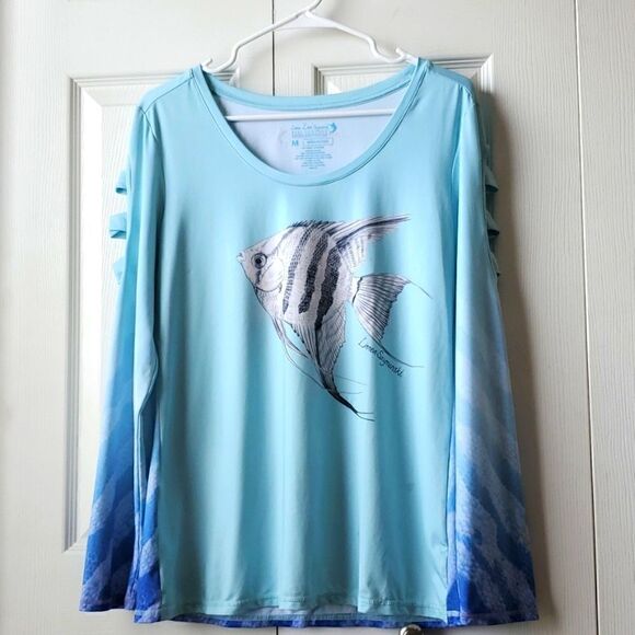 Linnea Szymanski reel legends womans long sleeve,  medium - Picture 1 of 6